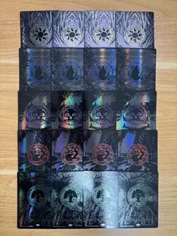 MTG Phyrexia All Will Be One Oil Slick Raised Foil Land 20 set 5 of each type - Image 4