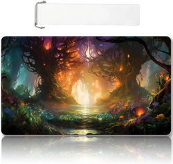 Premium Stitched MTG Playmat with Zones and Non-Slip Rubber Backing - TCG Play M - Image 1
