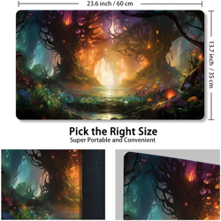 Premium Stitched MTG Playmat with Zones and Non-Slip Rubber Backing - TCG Play M - Image 2