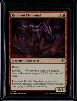 Remnant Elemental - 155 - Foil - EOE - NM - MTG Magic the Gathering - Image 1