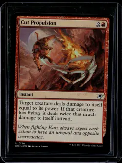 Cut Propulsion - 130 - Foil - EOE - NM - MTG Magic the Gathering - Image 1