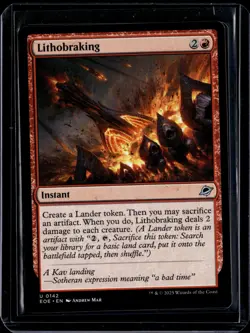 Lithobraking - 142 - EOE - NM - MTG Magic the Gathering - Image 1