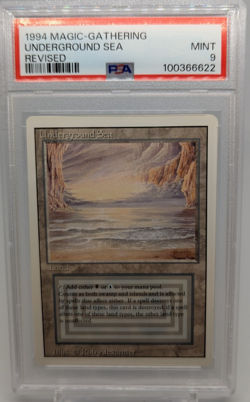 🔥Underground Sea - Revised - 1994 Magic the Gathering Trading Card MTG PSA 9🔥 - Image 1