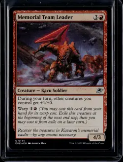 Memorial Team Leader - 144 - Foil - EOE - NM - MTG Magic the Gathering - Image 1
