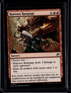 Ruinous Rampage - 158 - EOE - NM - MTG Magic the Gathering - Image 1