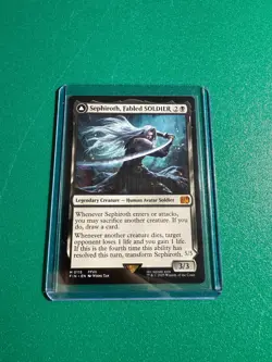 MTG Sephiroth, Fabled SOLDIER 0115 Final Fantasy Near Mint Mythic Magic - Image 1