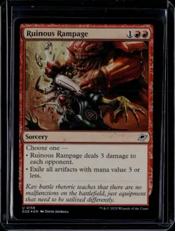 Ruinous Rampage - 158 - Foil - EOE - NM - MTG Magic the Gathering - Image 1