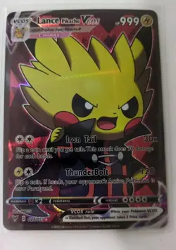 Pokemon Pikachu/Lance Custom Cosplay Card - Image 1