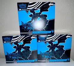 Pokemon TCG Black Bolt Elite Trainer Box ETB LOT of 3 NEW SEALED - Image 1