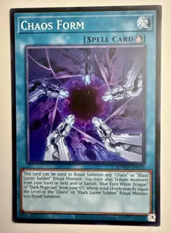 Yugioh! Chaos Form SDWD-EN020 Structure Deck: Blue-Eyes White Destiny Unlimited - Image 1