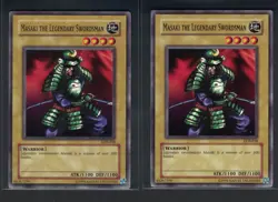 Yugioh Masaki The Legendary Swordsman LOB-038 Common Unlimited LP x2 - Image 1