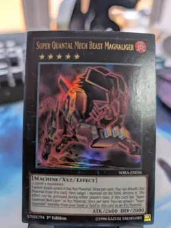 YuGiOh! Super Quantal Mech Beast Magnaliger WIRA-EN036 Ultra Rare 1st Ed - Image 1