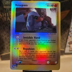 Pokemon Card - Nosepass 18/109 - EX Ruby Sapphire Reverse Holo Rare - M/NM - Image 1