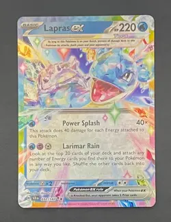Pokemon Card Lapras EX 032/142 Stellar Crown - Near Mint - Image 1
