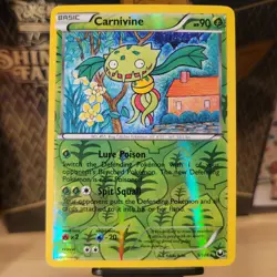 Pokemon Card - Carnivine 5/108 - Dark Explorers - REVERSE HOLO RARE - M/NM - Image 1