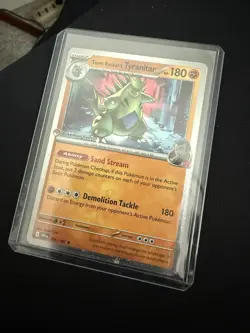 Pokemon Center Stamped Team Rockets Tyranitar Promo Card 096/182 - Image 3
