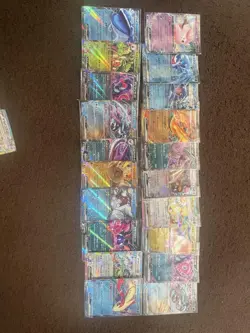 Pokemon Card Lot 121 Cards Including Holo Cards Various Characters Collection - Image 1