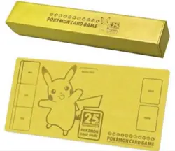 Pokemon 25th Anniversary Golden Box Playmat & Case pikachu Card Game TCG Japan - Image 2