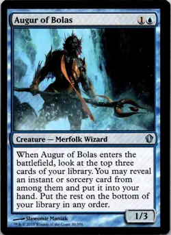 Augur of Bolas - 30 - Commander 2013 - Magic MTG - LP - Image 1