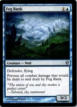 Fog Bank - 44 - Commander 2013 - Magic MTG - LP - Image 1