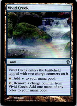 Vivid Creek - 334 - Commander 2013 - Magic MTG - LP - Image 1