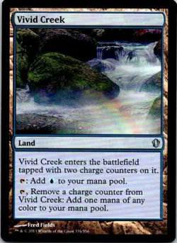 Vivid Creek - 334 - Commander 2013 - Magic MTG - LP - Image 1