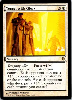 Tempt with Glory - 24 - Commander 2013 - Magic MTG - LP - Image 1