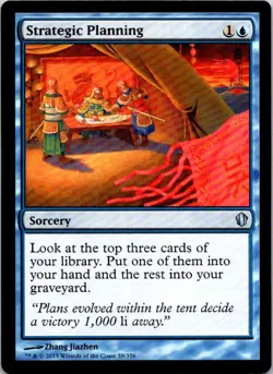 Strategic Planning - 59 - Commander 2013 - Magic MTG - LP - Image 1