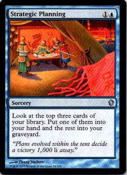 Strategic Planning - 59 - Commander 2013 - Magic MTG - LP - Image 1