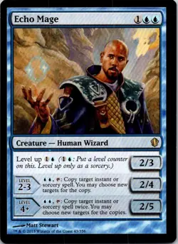 Echo Mage - 43 - Commander 2013 - Magic MTG - LP - Image 1