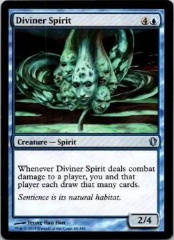 Diviner Spirit - 40 - Commander 2013 - Magic MTG - LP - Image 1