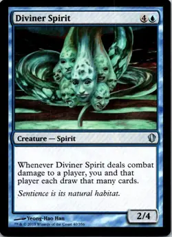 Diviner Spirit - 40 - Commander 2013 - Magic MTG - LP - Image 1
