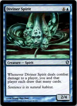 Diviner Spirit - 40 - Commander 2013 - Magic MTG - LP - Image 1