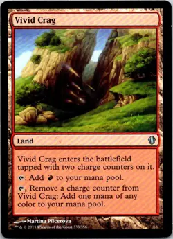 Vivid Crag - 333 - Commander 2013 - Magic MTG - LP - Image 1