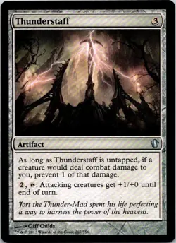 Thunderstaff - 267 - Commander 2013 - Magic MTG - LP - Image 1