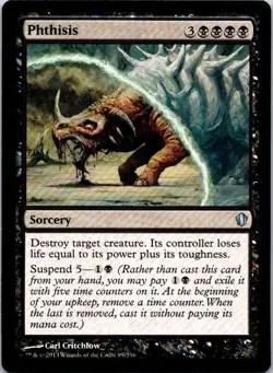 Phthisis - 85 - Commander 2013 - Magic MTG - LP - Image 1
