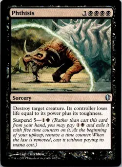 Phthisis - 85 - Commander 2013 - Magic MTG - LP - Image 1