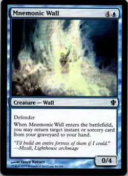 Mnemonic Wall - 50 - Commander 2013 - Magic MTG - LP - Image 1
