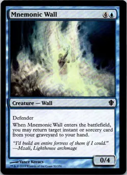Mnemonic Wall - 50 - Commander 2013 - Magic MTG - LP - Image 1