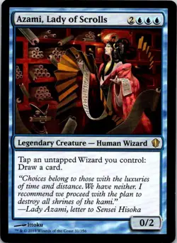 Azami, Lady of Scrolls - 31 - Commander 2013 - Magic MTG - LP - Image 1