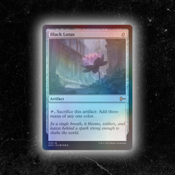 FOIL - Black Lotus - Custom Magic: The Gathering Card - High-Quality - Image 1