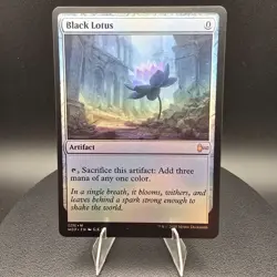 FOIL - Black Lotus - Custom Magic: The Gathering Card - High-Quality - Image 2