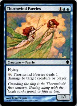 Thornwind Faeries - 61 - Commander 2013 - Magic MTG - LP - Image 1