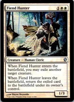 Fiend Hunter - 11 - Commander 2013 - Magic MTG - LP - Image 1