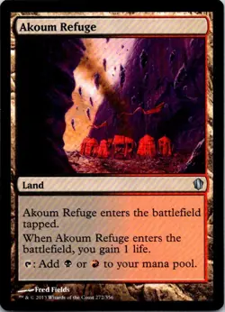 Akoum Refuge - 272 - Commander 2013 - Magic MTG - LP - Image 1