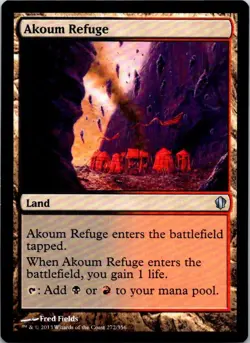 Akoum Refuge - 272 - Commander 2013 - Magic MTG - LP - Image 1