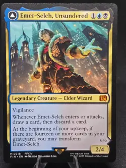 MTG Emet-Selch, Unsundered Hades, Sorcerer of Eld 0218 Final Fantasy Mythic NM - Image 1