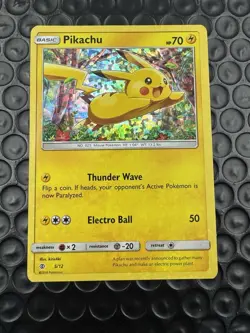 Pikachu 5/12 McDonald's Collection 2017 Pokemon TCG 2016 - Image 1