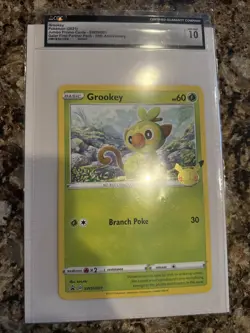 Pokemon Grookey 2021 Jumbo Oversized Card Gem Mint 10 CGC - Image 1