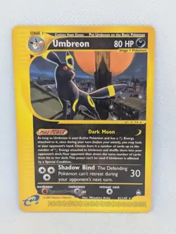 Umbreon 041/147 Aquapolis Non-Holo Ultra Rare Pokemon TCG Nintendo Eevee NM - Image 1